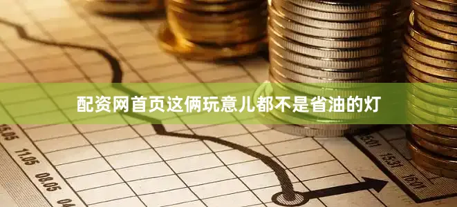 配资网首页这俩玩意儿都不是省油的灯