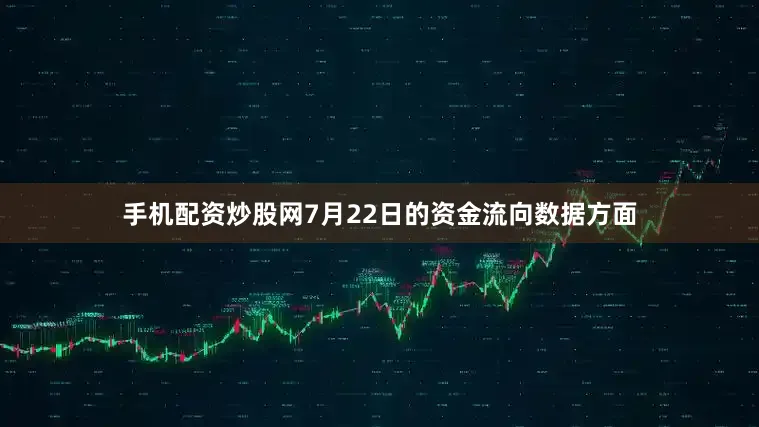 手机配资炒股网7月22日的资金流向数据方面